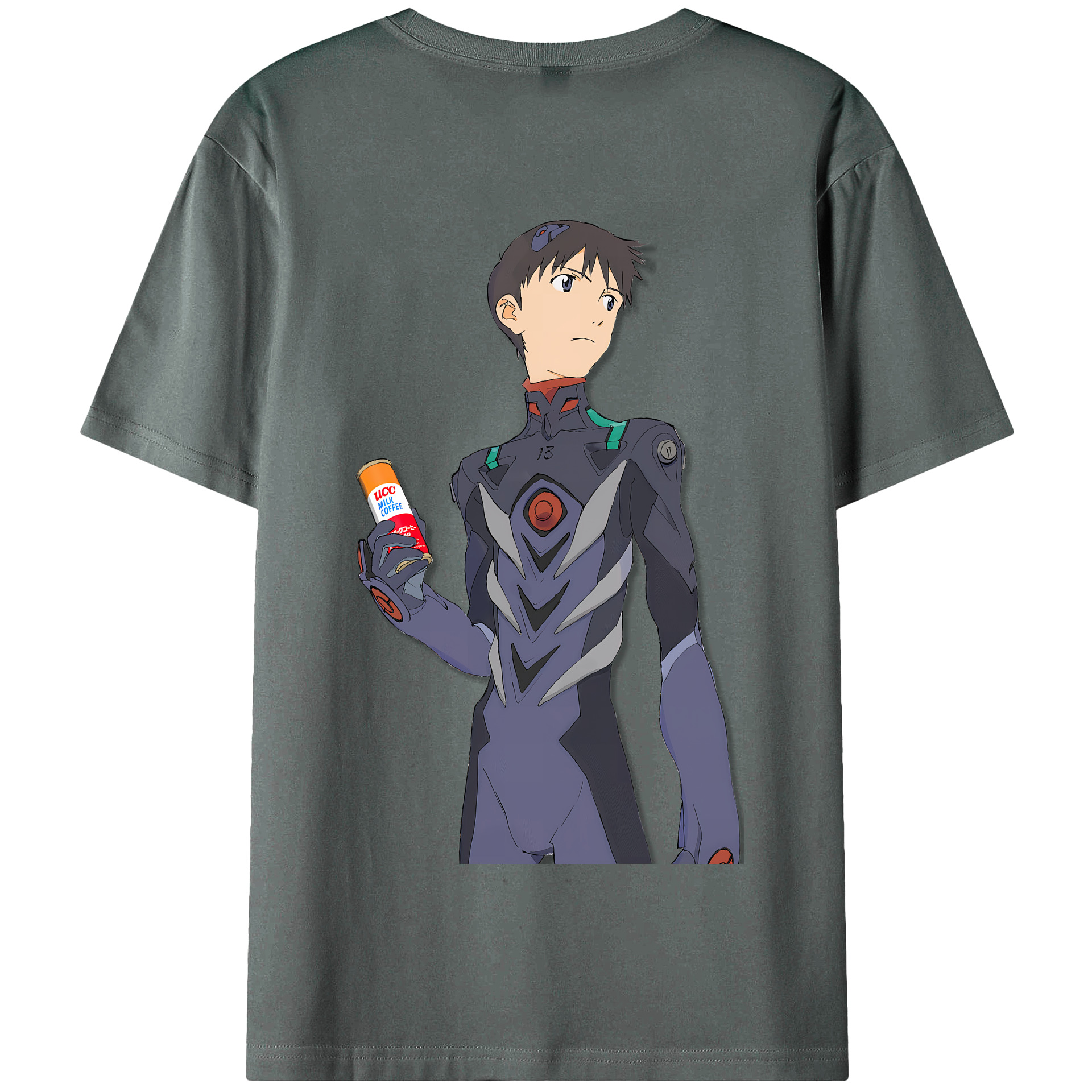 （画像用） EVA 新世紀エヴァンゲリオン 綿100％半袖Tシャツ（背面プリント）